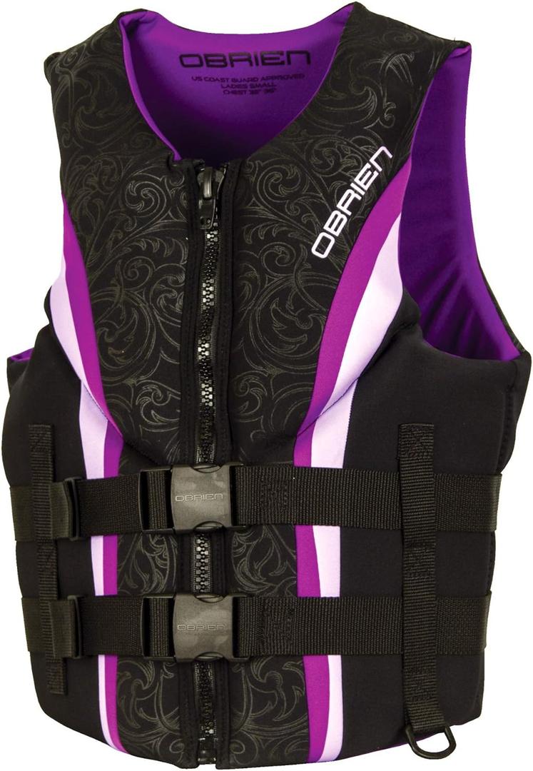 O'Brien Impulse Women's Life Jacket, US Coast Guard Approved, Great for Any Water Sports - Boating, Skiing, Surfing, PWC, Large