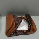 Weekender Bag for Women, Travel Duffel Bag Carry On Overnight Bag with Shoe Compartment Large Nylon Travel Weekend Tote Bag (9b-dark Brown)