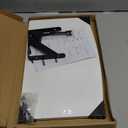 DAWASAPAT Floating Entertainment Center Shelf with Cable Ties, Projector Wall Mount DVD Shelf, Floating Entertainment Center Bracket Under TV for Cable Boxes/Games Console/DVR/TV Accessories (White)