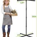 Plant Hanger Indoor, 59" Tall Hanging Plant Stand Heavy Duty Metal Indoor Plant Hanger Stand Hanging Plant Holder with 8 Hooks Hanging Planters for Indoor Plants Bedroom Living Room Balcony