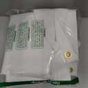 (White) Super Heavy Duty Mesh Tarp Net Sail Sun Shade Awning and Fence Screen Patio and Canopy Cover (6' x 8') Finished Size 5'.6 X 7'.6