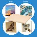 Falling in Art 2 Pack 12x18 Unfinished Birch Wood Panels Kit for Painting