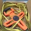 1 Pcs 328ft/100m Open Reel Steel Long Tape Measure, Heavy Duty 1/2" Nylon-Coated Blade with Dual Inch & Metric Scale, Tape Measure for Construction, Surveying, Concrete Work, Orange
