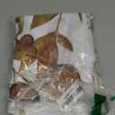 Brown Eucalyptus Leaf Shower Curtain, Brown Botanical Watercolor Plants Bathroom Curtain Bathtub Home Decor Waterproof Fabric Machine Washable with 12 PCS Hooks,72" Wx72 L