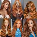 Color #30 Bundles Human Hair Light Brown Bundles 14 16 18 inch LadrXadr 30 Body Wave Bundle 150g