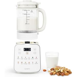 50.73oz Nut Milk Maker Machine: 12-in-1 Automatic Soy Milk Maker with Detachable Design, Homemade Juice,Almond,Oat Milks for Plant-Based Milks, 24H Delay Start/Keep Warm/Auto-Clean/Safety Lock
