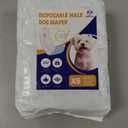 Male Dog Diapers with Wetness Indicator, Disposable Belly Band for Puppy Male Diapers, Doggie Wraps for Puppy Training, Incontinence (XS, 26 Count)