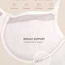 Lover-Beauty Minimizer Bras for Women Full Coverage Unlined Underwire Bras Plus Size Lifting Bra for Heavy Breast, Wide Strap, White 38D