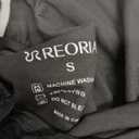 REORIA Women's Trendy Sexy Crew Neck Thumbholes Long Sleeve Sheer Mesh Going Out Bodysuit Tops (Black), S