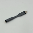 Acoustix Black Rugged Audio Adapter 3.5mm to USB-C Connector 