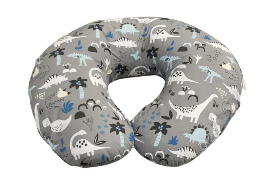 Dinosaur Nursing Pillow Cover Stretchy Removable Cover for Breastfeeding Pillows, Dinosaur Comfortable Slipcover for Baby Girl and Boy Fits The Original Support Pillow