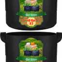 Gardzen 2-Pack 40 Gallon Grow Bags, Aeration Fabric Pots with Handles, Pot for Plants (40 Gallon Bags)