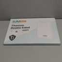 Sumzzz Titanium Cutting Board for Kitchen, Non Toxic 2-in-1 Cutting Board Double Sided Food Grade Pure Titanium, Knife Friendly Easy to Clean Large Size 1510.3