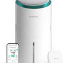 MistFree Smart Humidifier for Bedroom, Evaporative Humidifier No White Dust, Auto Humidity & APP Control, 3L Water Tank Easy to Clean, Sleep Mode, Timing, Humidifiers for Nursery, Baby (White)