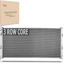 34 Inch Radiator for 1999-2014 Chevy Silverado 1500 2500 3500 GMC Sierra Yukon Tahoe Suburban Avalanche Cheyenne Escalade 2000 2001 2002 2003 2004 2005 2006 2007 2008 2009 2010 2011 2012 2013 Aluminum