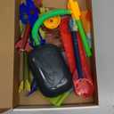 Dinosaur Rocket Launcher for Kids - Launch Up to 100 Ft, 8 Rockets and 2 Pads for Multi-Player, Dinosaur Toys, Birthday Gift Ideas, for 3 4 5 6 7 Year Old Boys, Outdoor Outside