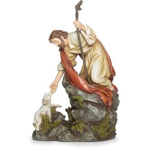 Joseph's Studio by Roman  10.5" Jesus with Lamb Statue | Christian Home Dcor, Spiritual or Religious Gift