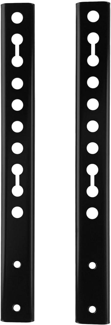 IFCASE Steel VESA Extension Brackets for TV Ceiling/Wall Mounts, Adjustable Heavy Duty Vertical VESA Extender Replacement Bracket (Black)