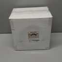 PULOTE 100PCS White Plastic Plates Disposable - Heavyweight 50 White Dinner & 50 Dessert/Salad Plates for Wedding, Party