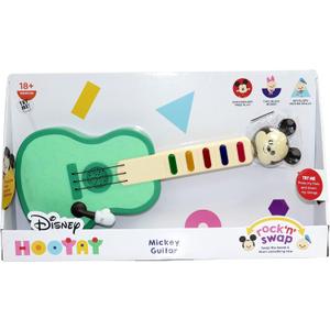 Disney Hooyay Mickey Mouse Musical Guitar Rock n Swap Early Learning Toys for Ages 18 Months and Up, Multicolor (20235)
