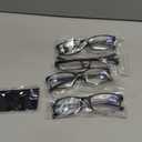 Gaoye +2.75 Reading Glasses Men - Blue Light Blocking Lenses, TR90 Frames, UV400 - Eyeglasses with Clear Vision (A4 Pack Black)