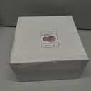 Rubtlamp 60Pcs Black Plastic Plates, Black Disposable Plates With Gold Beaded, Clear Heavy-duty Party Plates, Fancy Plastic Plates Include 30 Dessert Platos, 30 Dinner Platos for Party, Halloween