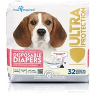 Paw Inspired Disposable Diapers forDod Size M