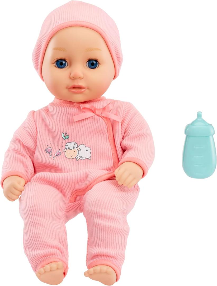 Baby Born My First Baby Annabell - Blue Eyes: Realistic Soft-Bodied Doll for Kids Ages 1 & Up, Eyes Open & Close, Doll with Bottle