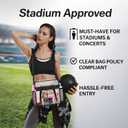 Oraben Clear Tote Bag Clear Bag Stadium Approved 12x6x12 Stadium Bag for Work, Sports Games, Gym