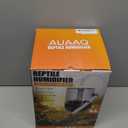 Top fill Reptile Fogger Terrariums Humidifier Fog Machine Mister with 4L Visible Large Tank & Extension Hoses, Suitable for Terrariums & Enclosures, Ideal for Reptiles/Amphibians/Herps/Vivarium/Moss (Black)