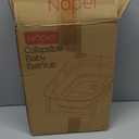 Baby Bathtub, Collapsible Newborn Bathtub for Infant to Toddler 0-24 Months with Soft Cushion and Thermometer,Portable Travel Newborn Tub with No-Slip Feet, Baby Shower Gifts,Grey