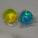 Power Your Fun Arggh Glitter Mini Stress Balls for Adults and Kids - 3pk Squishy Stress Ball Fidget Toys, Sensory Toys and Stress Relief Mini Squishy Toys Squeeze Ball Toy (Yellow, Pink, Blue)