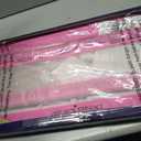 Dream On Me Lightweight Mesh Security Adjustable Bed Rail Double Pack with Breathable Mesh Fabric in Pink, 2 Count (Pack of 1)