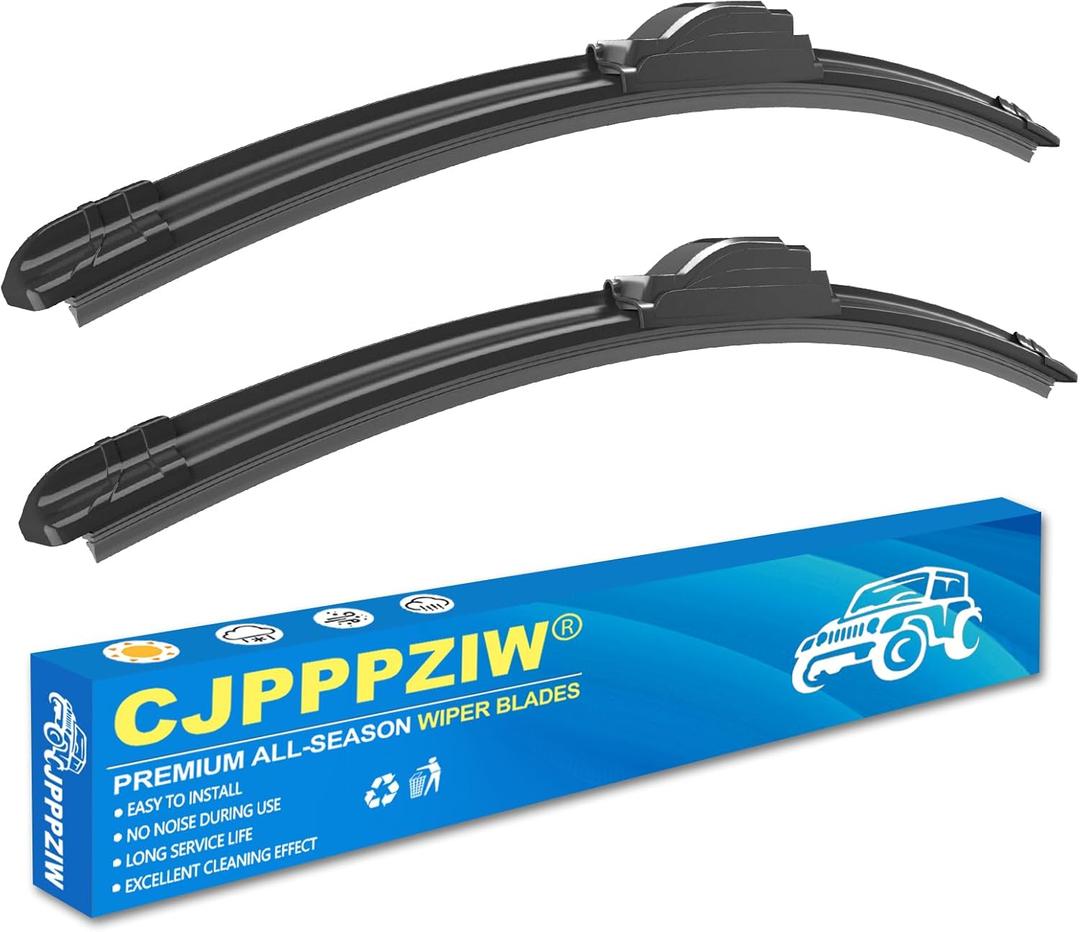 CJPPPZIW Windshield Wipers-24 Inch+19 Inch Replacement for 1995 1996 1997 1998 1999 2000 2001 2002 Honda Accord Wiper Blades for My Car,Quality Front Windshield Wiper Blades(Set of 2)