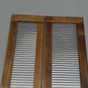 Sunhoo Bread Box for Kitchen Countertop Wooden Bread Storage Container Bin 2 Layer Breadbox Holder Large Capacity Keeper Vintage Farmhouse Food Organizer Pantry Shelf Acrylic Window (Brown)