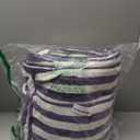 18 Pcs Purple Stripe Bath Towel Set with Hanging Loop-6 Bath Towels,6 Hand Towels,6 Washcloths Soft Family Towels Set Bathroom Towel Highly Absorbent Quick Dry Shower Towel for Beach Spa Gym Hotel