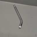 Shower Elbow Pipe 12"" Long Shower for Head Arm Stainless Steel Water Extension Pipe Mounts Wall, Silver