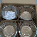 Anchor Hocking SnugFit Round Food Storage Containers with Lids (4-Piece, 4-cup, Navy Blue, oven-safe)