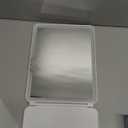 deweisn Folding Lighted Makeup Mirror with 72 LEDs 3 Colors Light Modes USB Rechargable 1800mA Batteries Portable Ultra Thin Compact Vanity Mirror Dimmable Travel Mirror (White)