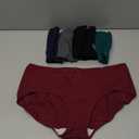 INNERSY Womens Underwear Cotton Hipster Panties Regular & Plus Size 6-Pack (X-Large, Dark Vintage)