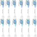 Replacement Toothbrush Heads for Philips Sonicare Replacement Heads C3,A3,4100,Electric Replacement Brush Heads for Phillips Sonicare Toothbrush C3,4100,A3,W,for Philips Sonic Care Brush,12 Pack (Blue & Green)