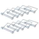 10 Pack Trailer Coupler Pin 3/8x3-5/32in Towing Hitch Pin Heavy Duty Wire Lock Pin Secure PTO Shaft Locking Pin for Trailers, RVs, Boats, Farm Equipment