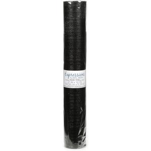 Darice Expressions Floral Mesh - Metallic - Black