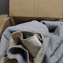 RUGSREAL 8x10 Washable Rug for Living Room Non-Slip Modern Abstract Area Rug Stain Resistant Large Bedroom Rug Contemporary Accent Throw Floor Carpet Solid Rug for Dining Room Home Decor, Beige