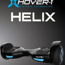 Hover-1 Helix Electric Roller 6.5in Wheels Bluetooth, Black H1-HELX-BLK