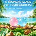 2026 New Coconut Oil Stress Ball, Coconut Oil Squishy, Slow Rising Non-Rebounding Stress Relief Squishy, Portable Desk Squishies Stress Ball (2pcs1.6in Pink+Blue)