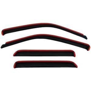 Auto Ventshade [AVS] in-Channel Rain Guards for 2024-2026 Toyota Tacoma Double/EXT CAB ONLY | Window Vent Visors, 4 pcs. - Smoke | 194270