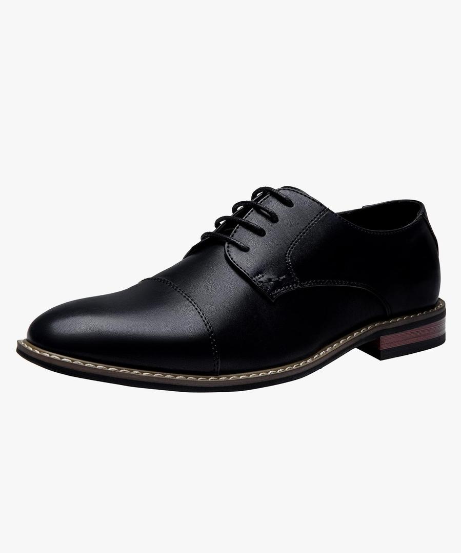 Jousen Men's Dress Shoes Classic Oxfords Formal Business Shoes Modern Derby Oxford (10.5)