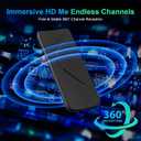 2026 Upgraded TV Antenna: TV Antenna Indoor for Local Channels with Amplifier, 3000+ Miles Long-Range Reception Supports Digital 4K 1080P HD Smart TV/Older TVs, 33ft Coaxial Cable