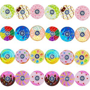 48 Pack Donut Party Favors Return Gifts  Anxiety Stress Relief Favors with ADHD Autism, Treasure Box Supplies for Classroom Rewards Birthday Gifts